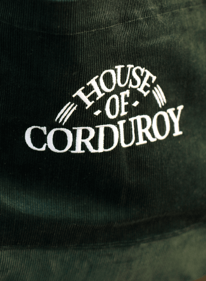 Dark Green Basic Corduroy Tote Bag 4