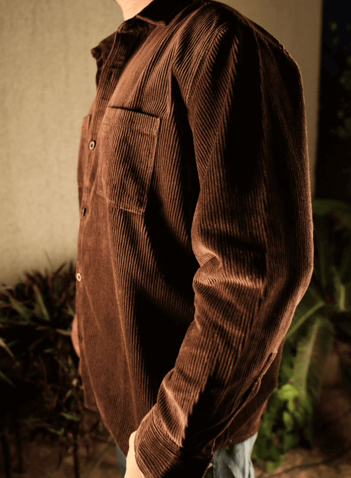 House Of Corduroy Full Sleeve Shirt (Brown) 1