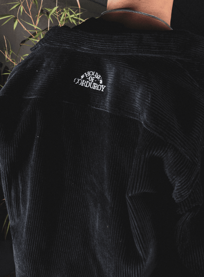 House Of Corduroy Full Sleeve Shirt (Black) 4
