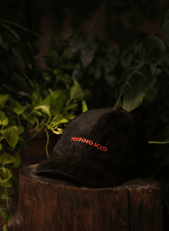 House Of Corduroy Techno Kid Corduroy Cap (Black)1